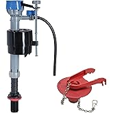 Fluidmaster K-400H-039 High Performance Toilet Fill Valve with 2-Inch Adjustable Toilet Flapper Kit
