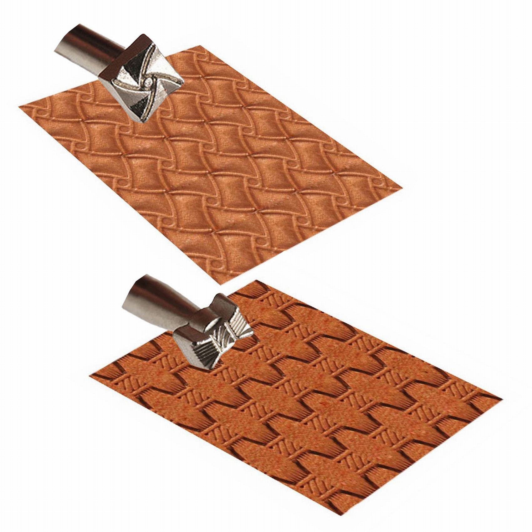 Leather Stamps,2 Pack Professional Leather Stamping Tools for Craft Working