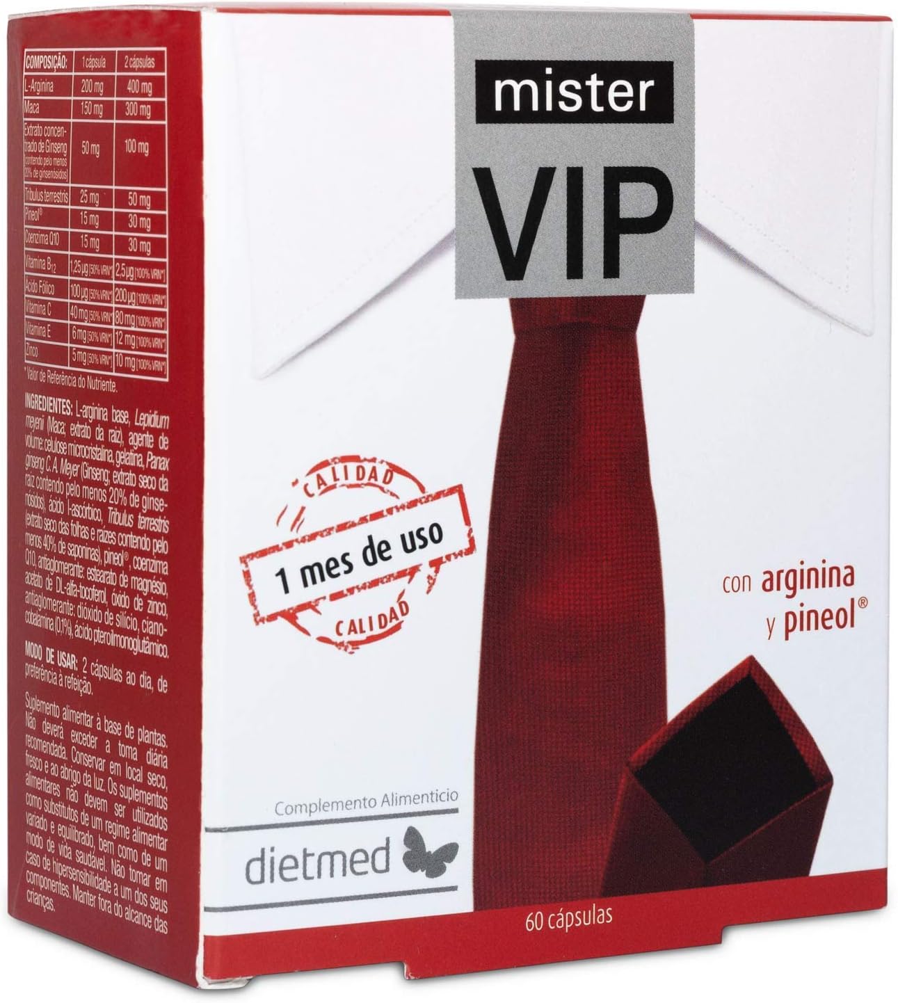 Mr Vip Ginseng L Arginina Coenzima Q10 Maca E Tribulus Terrestris Integratore Naturale Per Potenza E Resistenza 60 Capsule Per 1 Mese Di Trattamento Amazon Es Salud Y Cuidado Personal