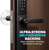 STRONGEST HOME Clear Rubber Door Stopper Wall Protector 6 Pcs Self Adhesive view 3