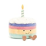 Jellycat Amuseables Rainbow Birthday Cake Stuffed