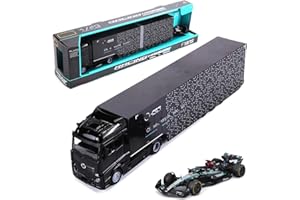 HTLNUZD 2025 New 1/43 W15#63 Racing Hauler - Russell Formula One Alloy DieCast Model, AM-G Petronas, Adult Collection Vehicle