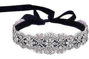 azaleas Women's Crystal Thin Wedding Belt Sashes Bridal Sash Belt for Wedding, Bridesmaid Flower Girl Dress Accessories 16IN