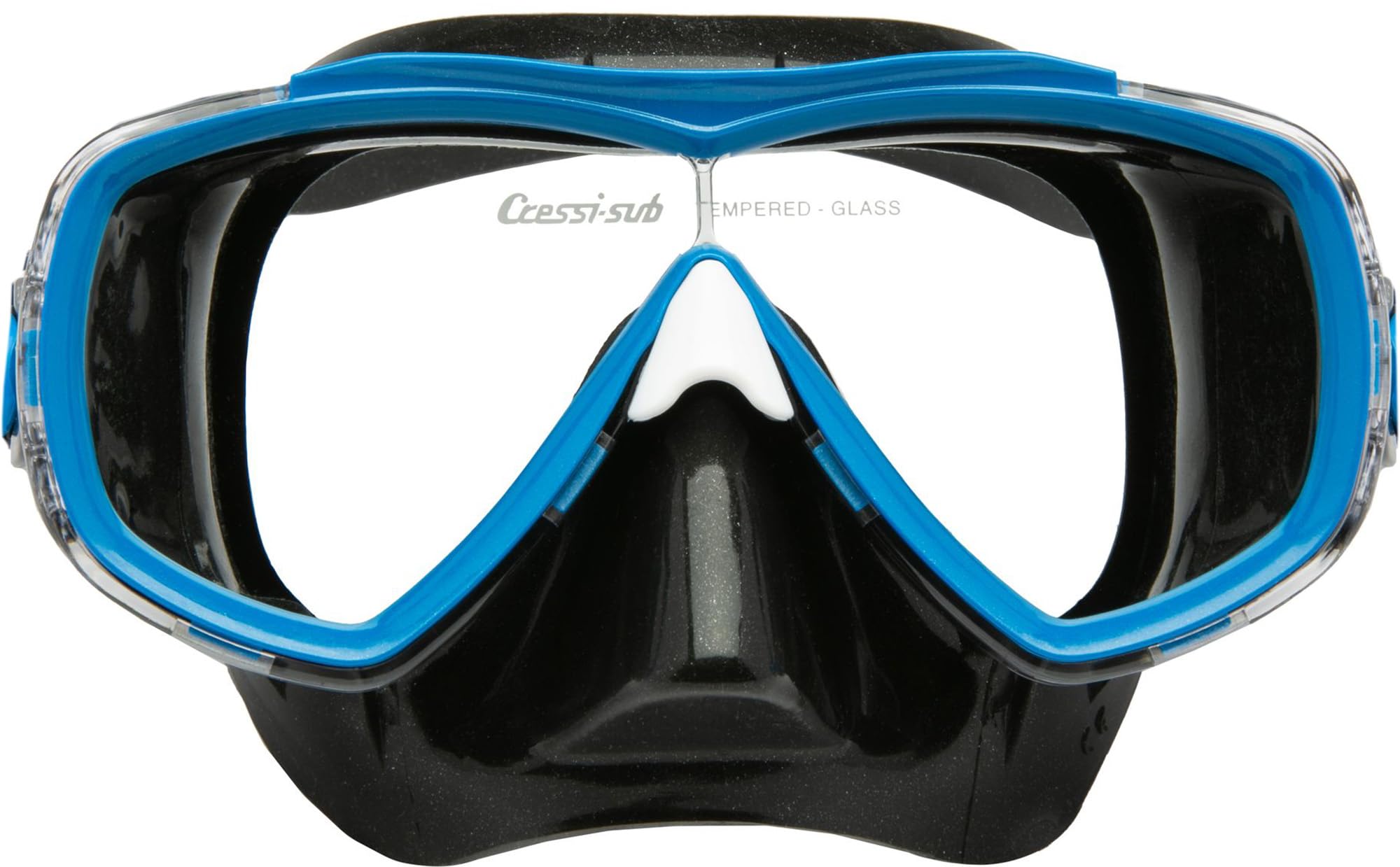 Cressi Estrella - Mask Estrella, Black/Blue, One Size, Unisex Adult