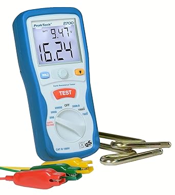 PeakTech 2700, Digitaler Erdungsmesser, 3 1/2-stellig