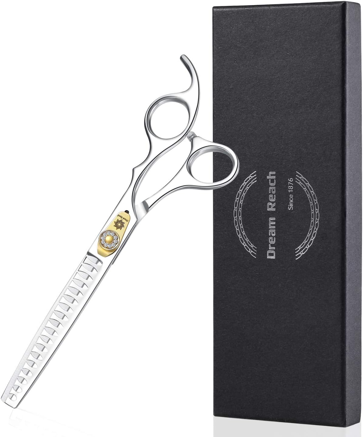 Dream Reach Professional 7″ Dog Grooming Scissors Thinning/Blending