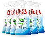 Dettol Antibacterial Surface Cleaner Fragrance Free 1L Pack 6 (6.0L)