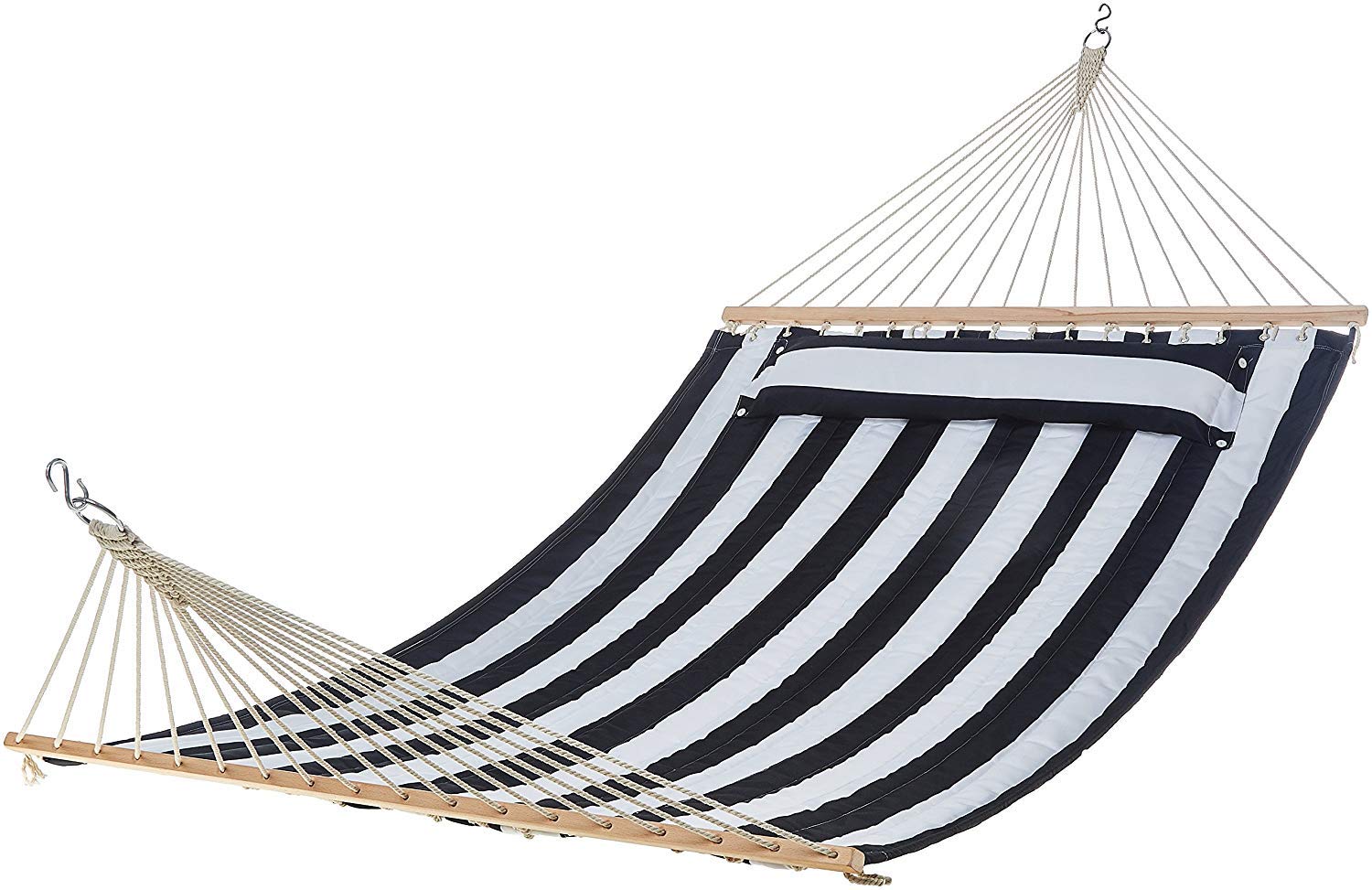 Galleon Amazonbasics Pillow Top Hammock Blue And White