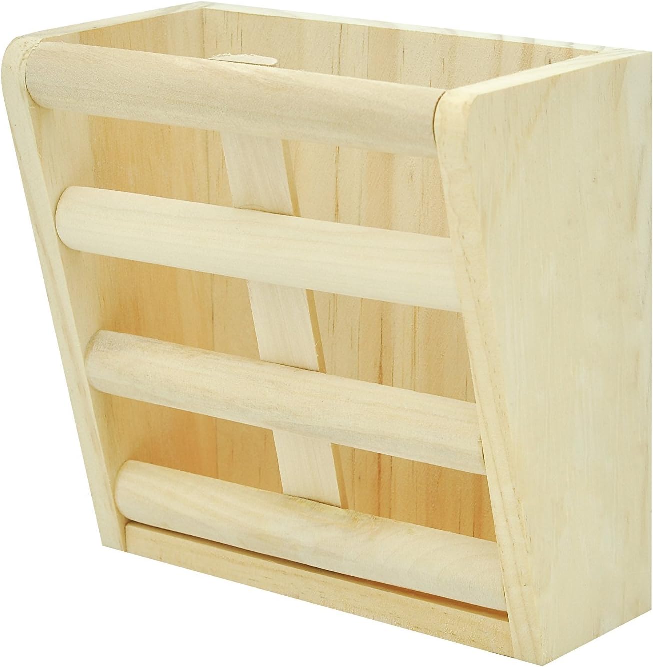 Rabbit Feeder Wooden Hay Manger for Guinea Pigs Hamster Chinchilla