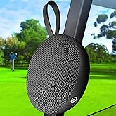 VANPEUSO Magnetic Bluetooth Speaker 6W HiFi Sound with TF Card Playback, Built-in Mic, BT5.3, TWS Pairing, IPX6 Waterproof, Wireless Floatable Speaker for Golf Cart & Worksite