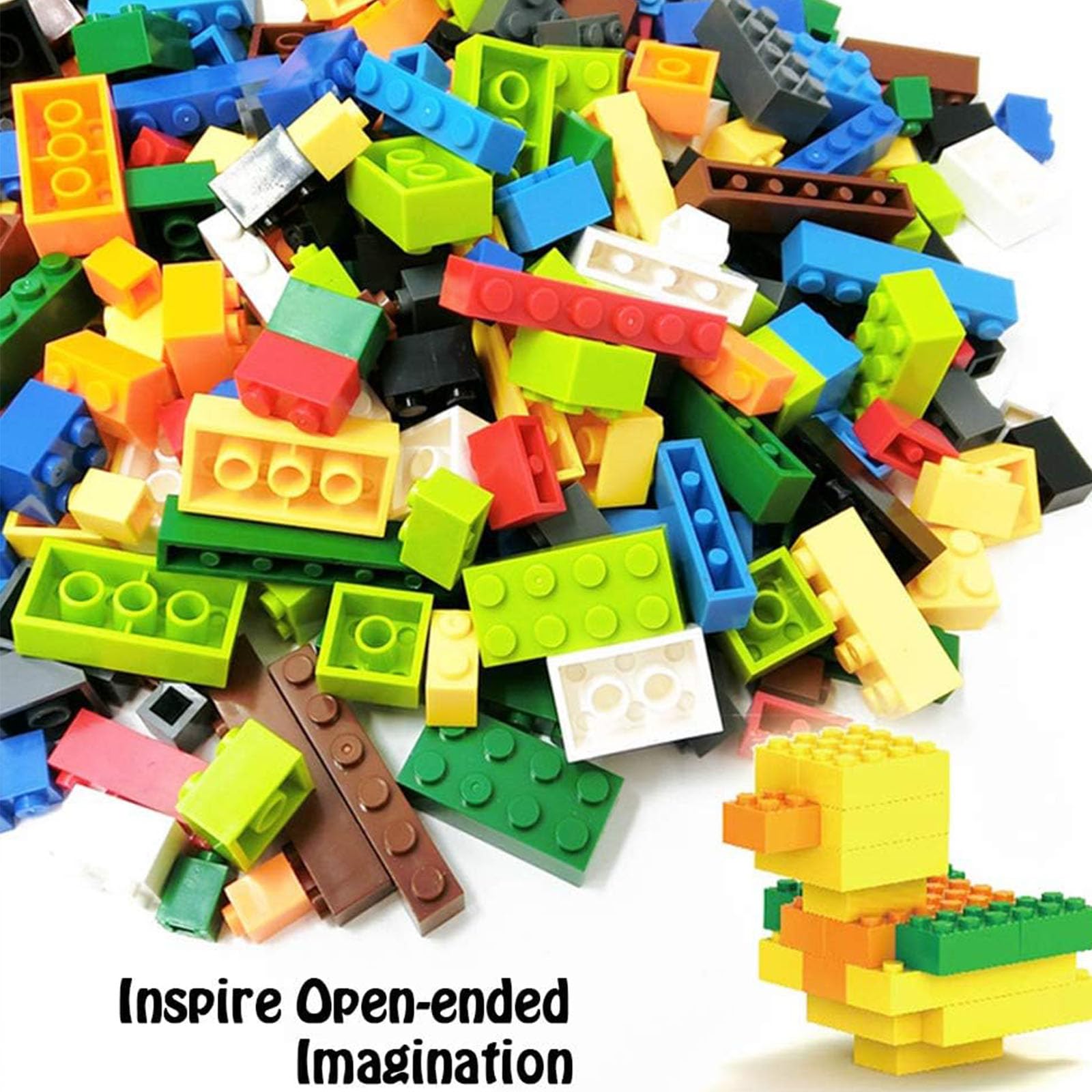 3 otters Building Blocks for Kids, Classic Construction Toy Set, Creative Compatible with Major Brands for Boys and Girls,1000 PCS