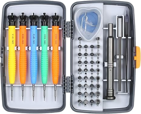 Amazon Kkmoon 精密ドライバー ドライバーセット 45 In 1 35種ビット 多機能修理ツール 滑り止めハンドル 特殊ドライバー 収納ケース付き ドライバーセット