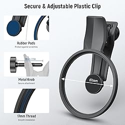 NEEWER 2 in 1 67mm Clip on CPL & Black Mist