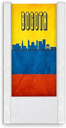 lampara de mesa bandera colombia