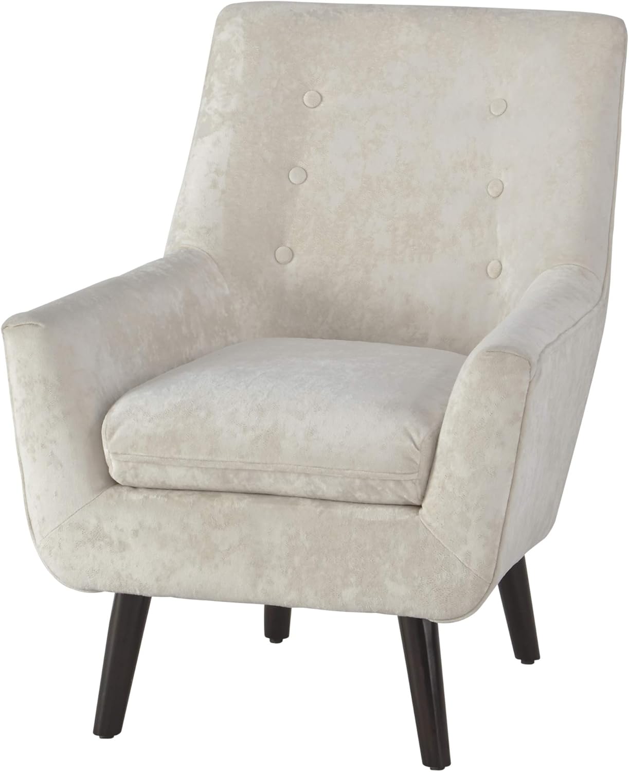 chaise accent chair on Amazon Com Signature Design By Ashley Zossen Accent Chair Contemporary Style Ivory Tufted Back Home Kitchen