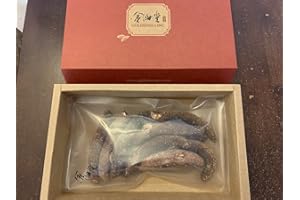 DOROTHY27 GOLDENSEA-8oz (227g) Natural Sun Dried Alaska Red Sea Cucumber 金海堂-野生淡干海参，野生阿拉斯加红刺参，(Medium Size) Grade AAAA