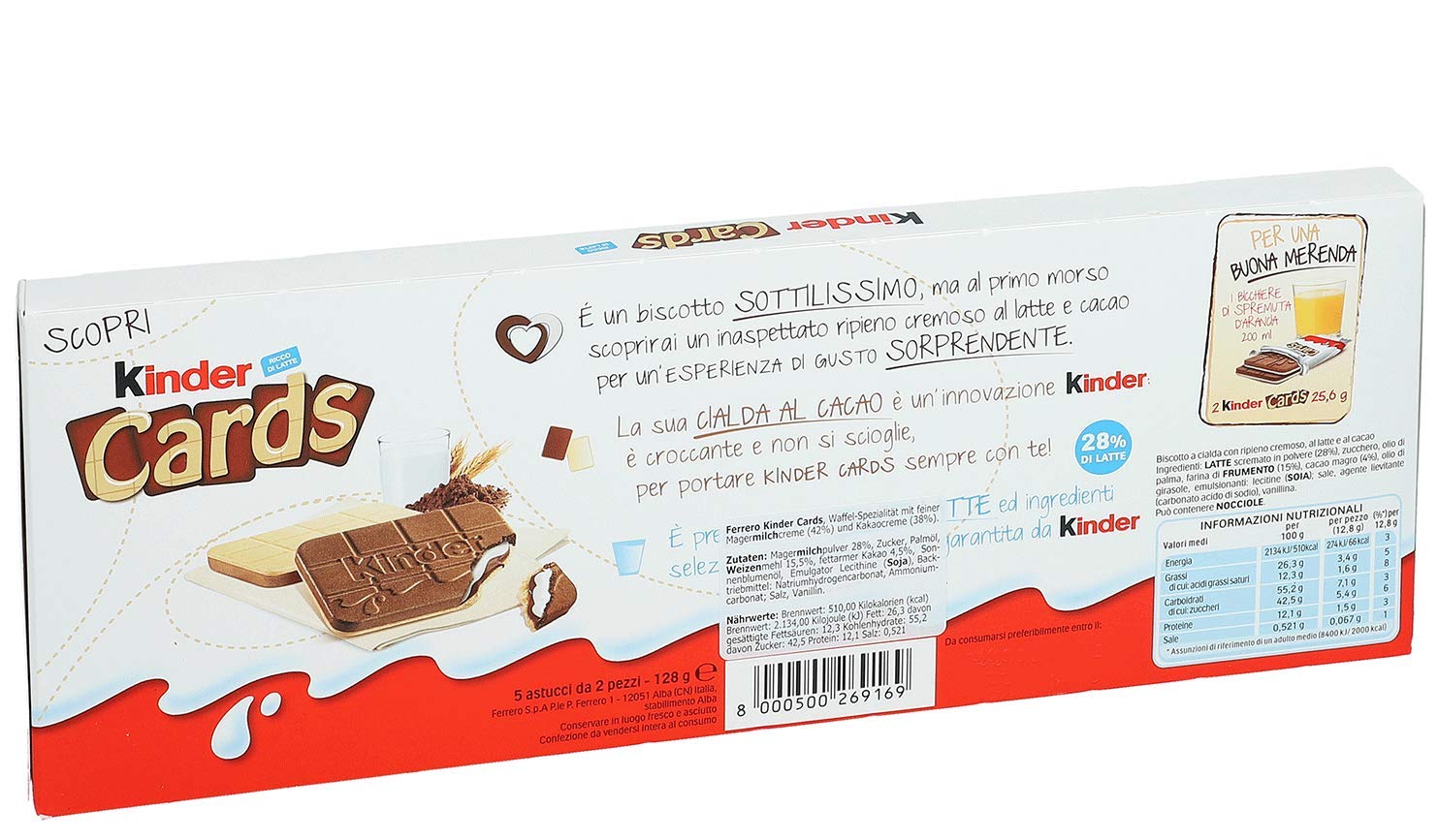 Kinder Cards Date De Sortie Kinder Cards, 2x128gr (2x5 pcs)- Buy Online in United Arab Emirates at