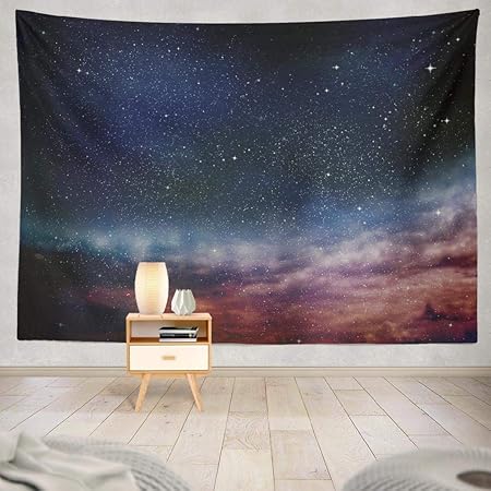 Amazon Co Jp Jbralid 星の赤い雲と夜の宇宙 おしゃれで快適です 壁掛け 装飾布 インテリア ウォールアート 多機能 室内 窓や壁の飾り パーティー用 お店 オリジナルプレゼント Generic