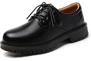 XMM Oxford Shoes for Women Lace up Flats Women's Oxfords Saddle Non-Slip Work Office Comfortable Dress Business Casual Dressy Shoes