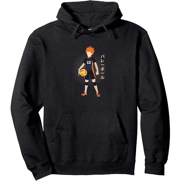 Felpa Con Cappuccio Anime Haikyuu YIMIAO - Unisex, Stampa