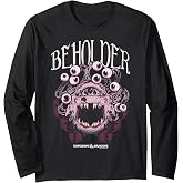 Dungeons &amp; Dragons Beholder Big Face Long Sleeve T-Shirt