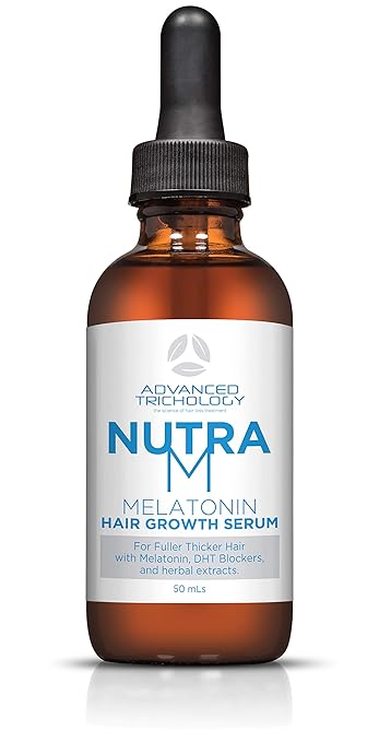 Amazon.com : NutraM Topical Melatonin Hair Growth Serum for Thinning Hair - Clinically Researched - 2oz : Beauty