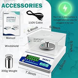 SASVY Lab Scale 500g x 0.001g Scientific Scale