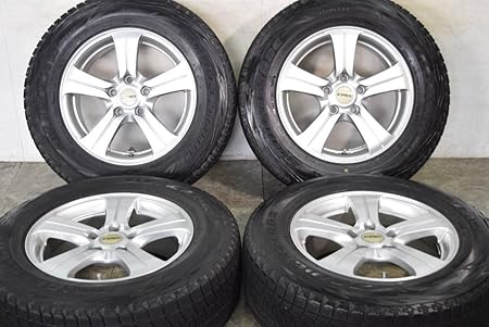 Amazon 中古 スタッドレスタイヤ ホイール 16インチ 215 70r16 6 5j 16 38 社外 U 328kt4 Uk1 ホイール 車 バイク Amazon 中古 スタッドレスタイヤ ホイール 16インチ 215 70r16 6 5j 16 38 社外 U 328kt4 Uk1 ホイール 車 バイク