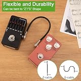OTraki 4 Pack Patch Cables L Type 0.3m Right Angle Guitar Leads view 5