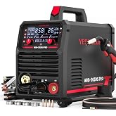YESWELDER 205A MIG Welder, 110V/220V 5-In-1 MIG/Flux Core MIG/Spool Gun MIG/Lift TIG/Stick