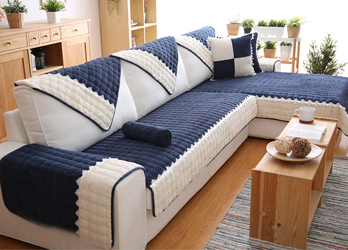 MultiSize Pet Dog Couch Sectional Quilted Cotton Furniture