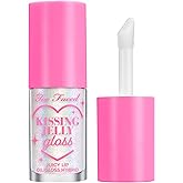 Too Faced Kissing Jelly Lip Oil + Gloss | Hydrating Lip Serum Treatment with Jojoba Oil for Instant Moisture and Glossy Shine