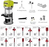 DEWINNER Electric Palm Router 6 Speeds 710W 1/4 Inch Wood Trimmer view 9