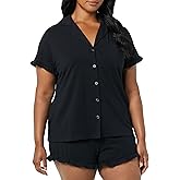 Amazon Essentials Women's Cotton Modal Short Pajama Set - Discontinued Colors