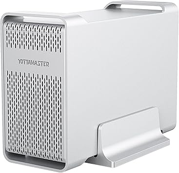 Raid & 20TB] Yottamaster Aluminio 2 Bahías Raid 3.5