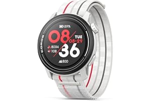 COROS PACE 3 Sport Watch GPS, Lightweight and Comfort, 17 Days Battery Life, Dual-Frequency GPS, Heart Rate, Navigation, Sleep Track, Training Plan, Run, Bike, and Ski (White Nylon)