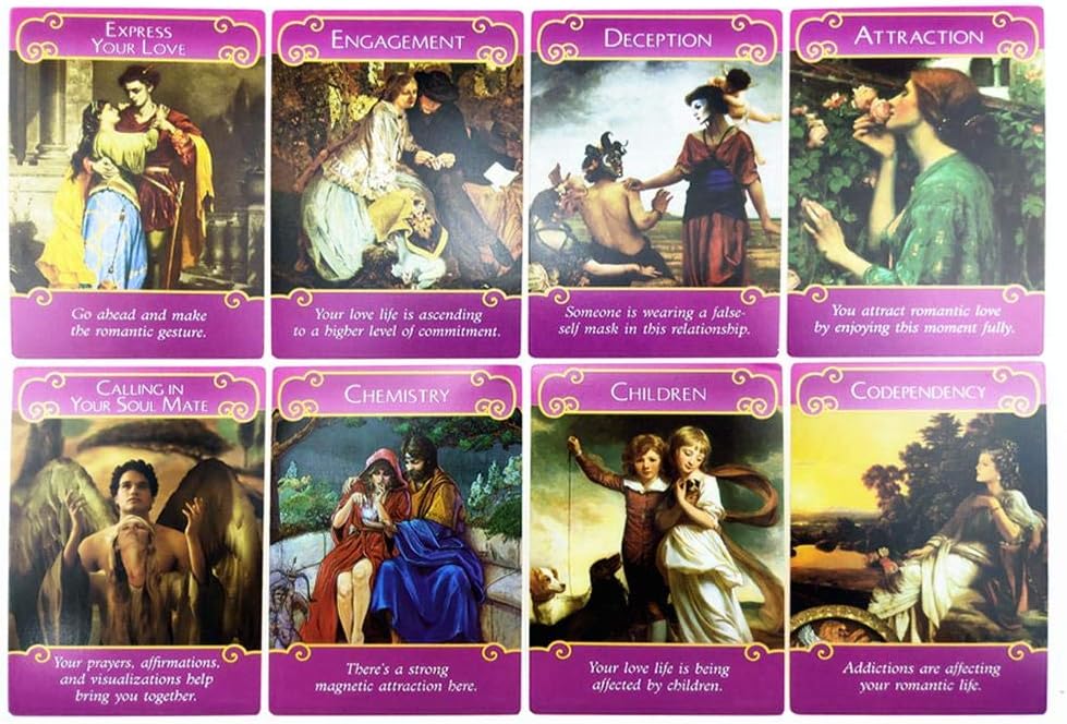 rcraftn Oracle Cards Crystal Angel Therapy Englisn Deck and Guidebook-Rare Out Of Print