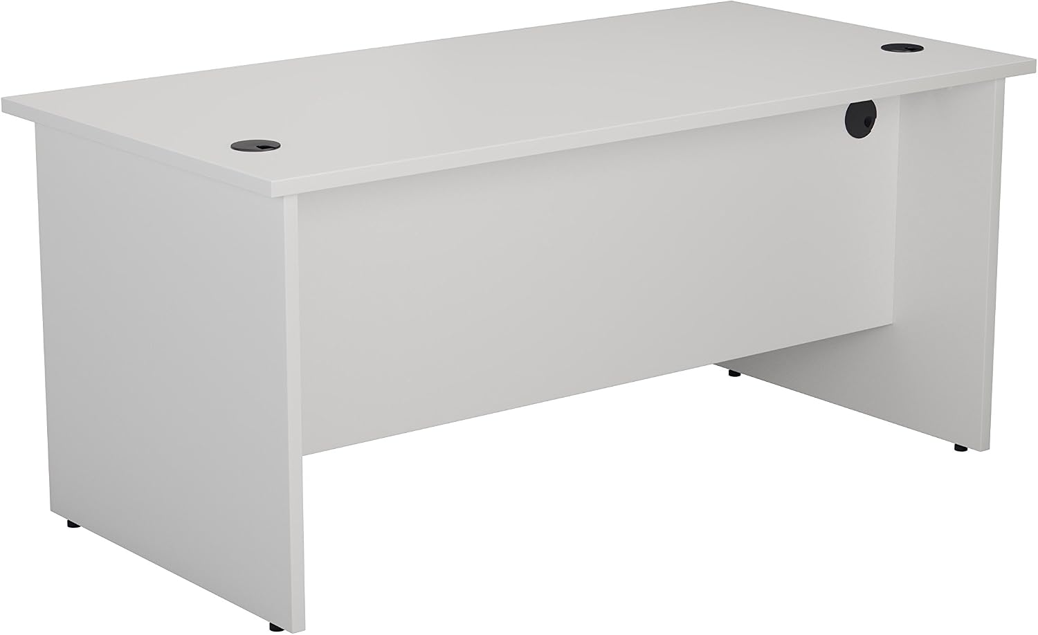 Office Hippo Heavy Duty Rectangular Office Desk, Home Office Desk, Office Table, Integrated Cable Ports - Image 5