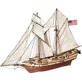 OcCre&reg; #12500 Albatross Wooden Ship Kit, 1/100 Scale, 0.5 Liters, black