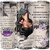 Good Girls Read Dark Romance Print 20oz Skinny Tumbler -Double Wall Skinny Tumbler with Straw and Lid, Insulated Cup Stainless Steel Slim Travel Tumbler for Women, Men and Kids