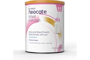Nutricia Neocate Infant - Hypoallergenic, Amino Acid-Based Baby Formula - Well-Tolerated & Supports Normal Growth - Infant Formula with DHA, ARA & Iron - 14.1 oz can (Pack of 1)