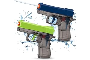ALLROAD 2 Pack Water Guns for Kids - Squirt Gun Water Blaster Soaker Water Pistol Toys for Toddlers Child Boys Girls, Ideal Summer Gifts for Swimming Pool Beach Party Outdoor Water Fighting Toy