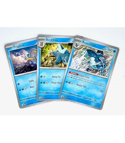 Amazon.com: Baxcalibur 060/193 - Paldea Evolved - Pokemon Evolution Set - 4  Card Lot