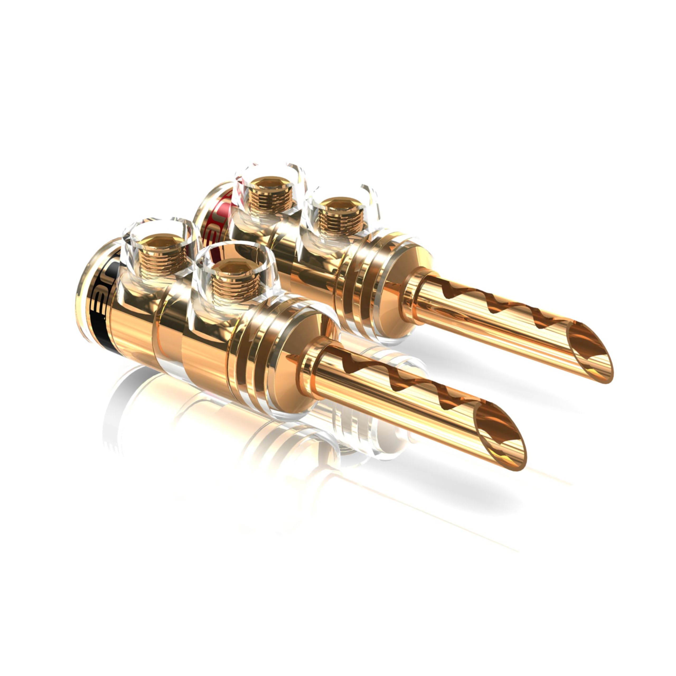 2Pairs Viablue TS BANANA PLUGS TUBE