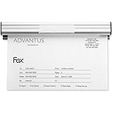 ADVANTUS Grip-A-Strip Display Rail, Fax & Message Holder, 9 Inches Long, Satin Finish Aluminum (1500)