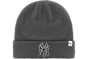'47 MLB New York Yankees Brand Cuff Knit Hat Beanie - Charcoal Gray