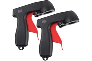 2Pcs Instant Aerosol Trigger Handle, Sprayer Machine Full Hand Grip Instantly Converts Spray Cans into Spray Guns for Decorat