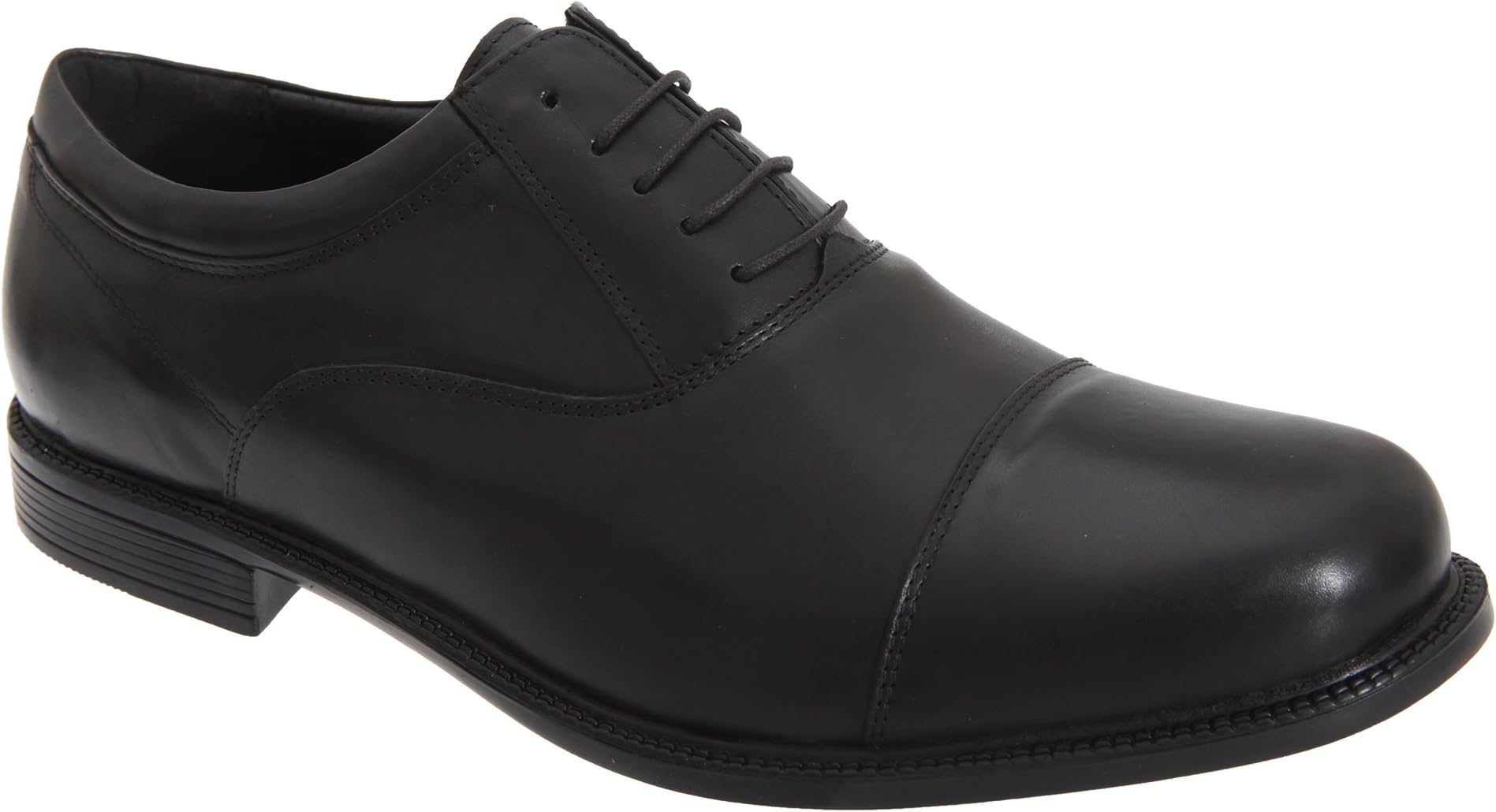 Roamers Mens Fuller Fitting Capped Leather Oxford Shoes