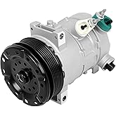 SCITOO AC Compressor fit for Dodge for Journey 2.4L 2009-2020 | Fast Cooling, Ultra Low Noise (&le;72 dB) Air Conditioner Compressor for Summer, With Clutch, 55111410AE 68156572AA