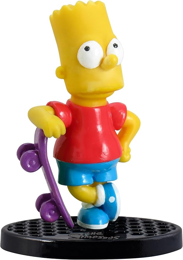 Simpsons The Bart with Skateboard 2.75" PVC Action Figure